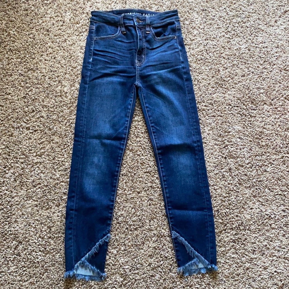 American Eagle Super Hi-Rise Crop Jegging